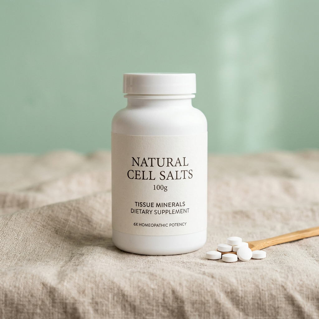 Cell-salt tablets bottle
