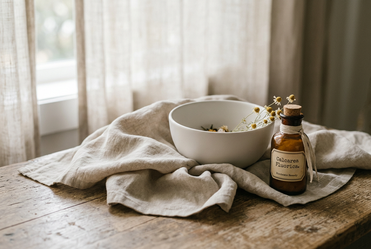Calcarea Fluorica and skin elasticity