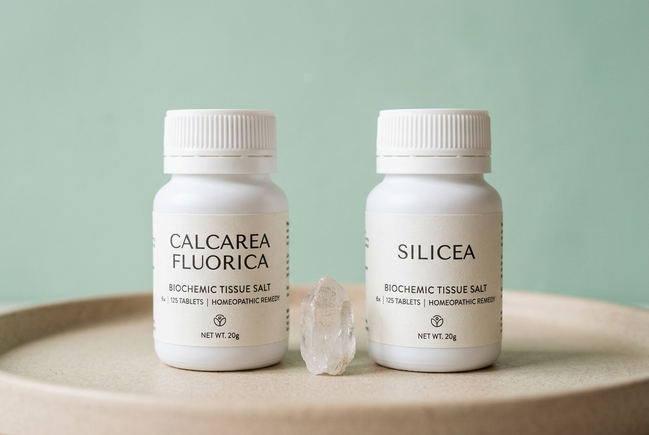 Calcarea Fluorica and Silicea tissue salts