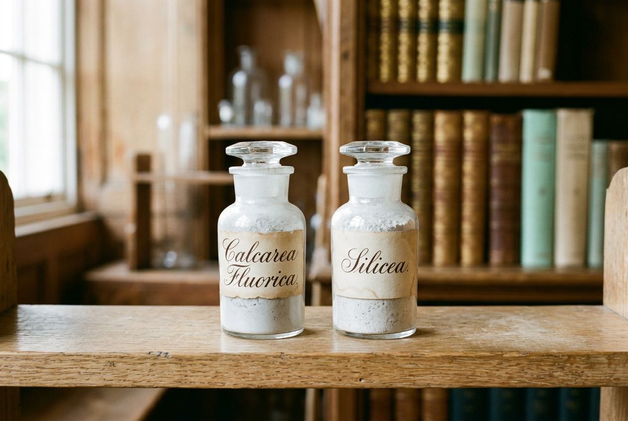 Calcarea Fluorica and Silicea tissue salts