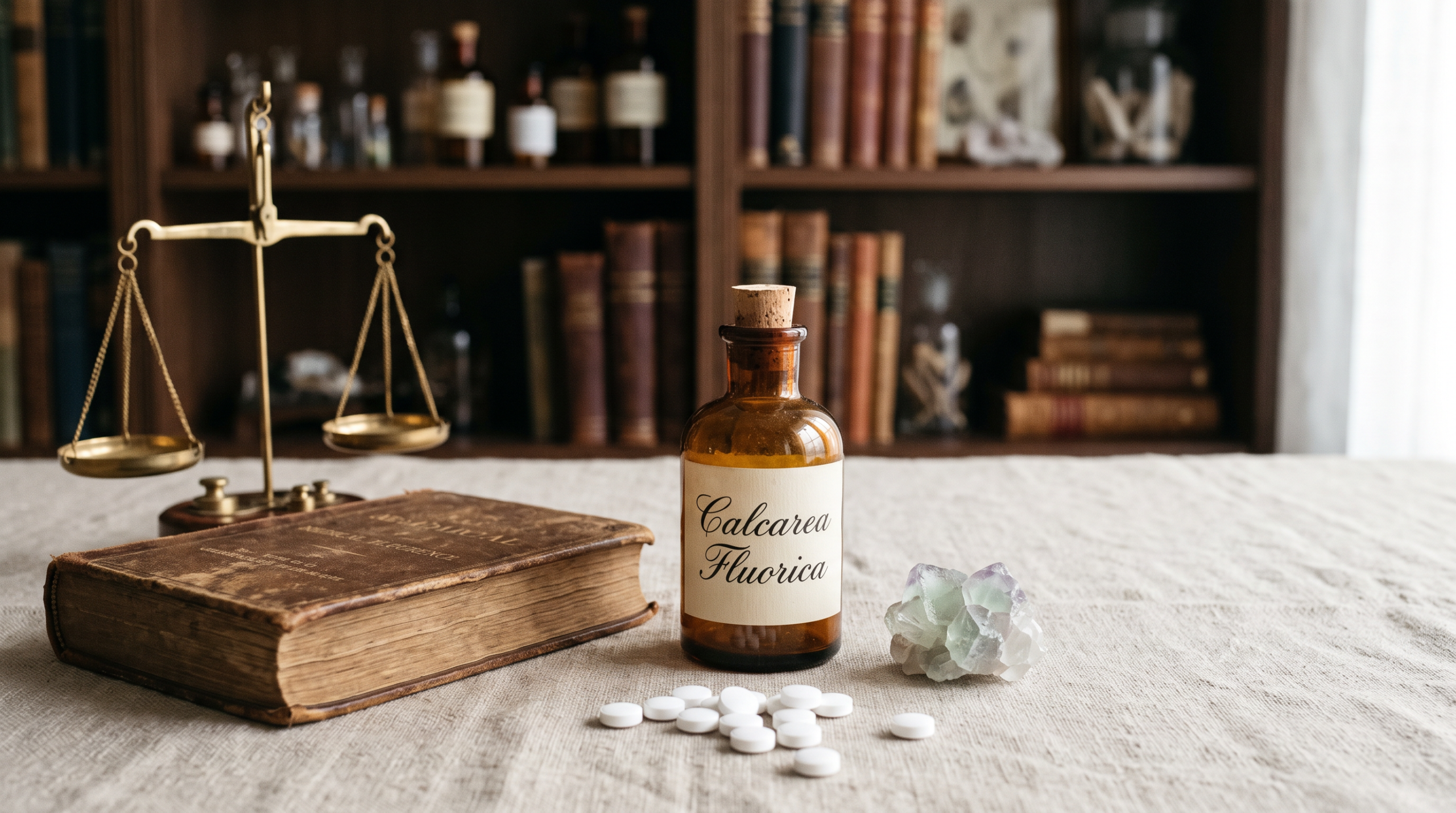 Calcarea Fluorica — elasticity, structure and the therapeutic dead-end