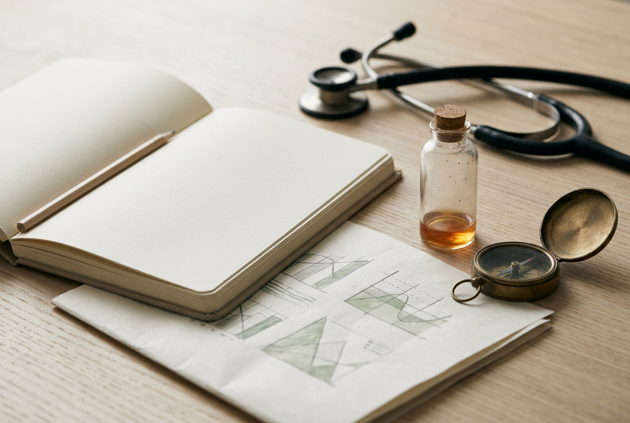Clinical notebook and research materials for the therapeutic plateau section